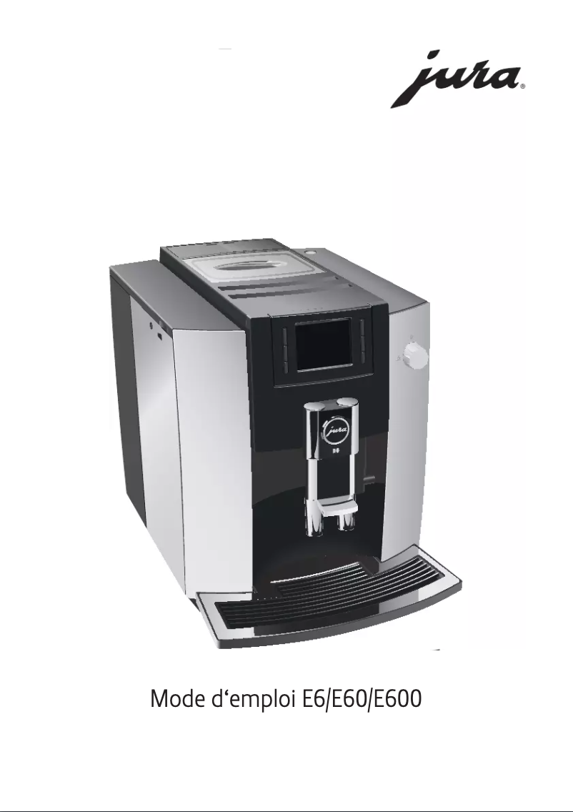 Image de la première page du manuel de l'appareil E600