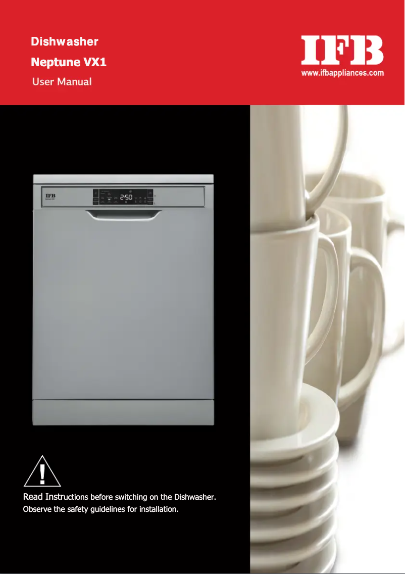 Image de la première page du manuel de l'appareil Neptune VX1