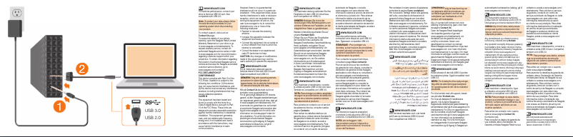 Page 1 de la notice Manuel utilisateur Seagate Expansion ST320005EXA101-RK