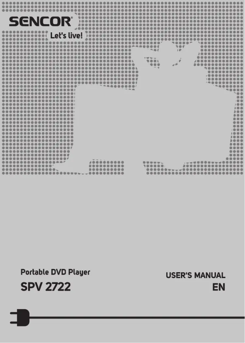 Page 1 de la notice Manuel utilisateur Sencor SPV 2722