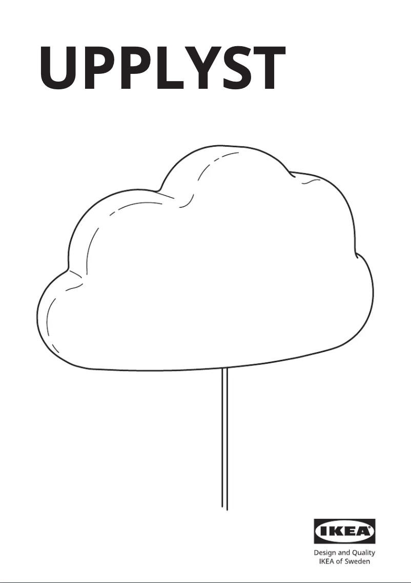 Image de la première page du manuel de l'appareil UPPLYST 304.245.16