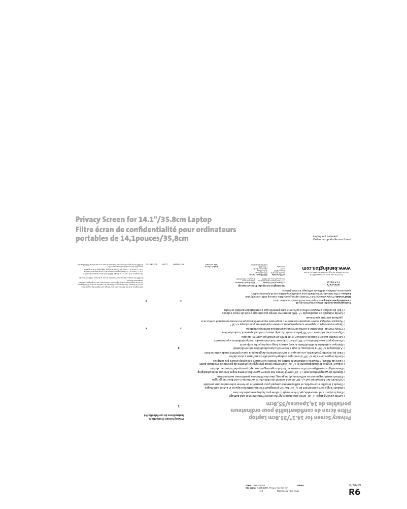 Image de la première page du manuel de l'appareil K55782WW
