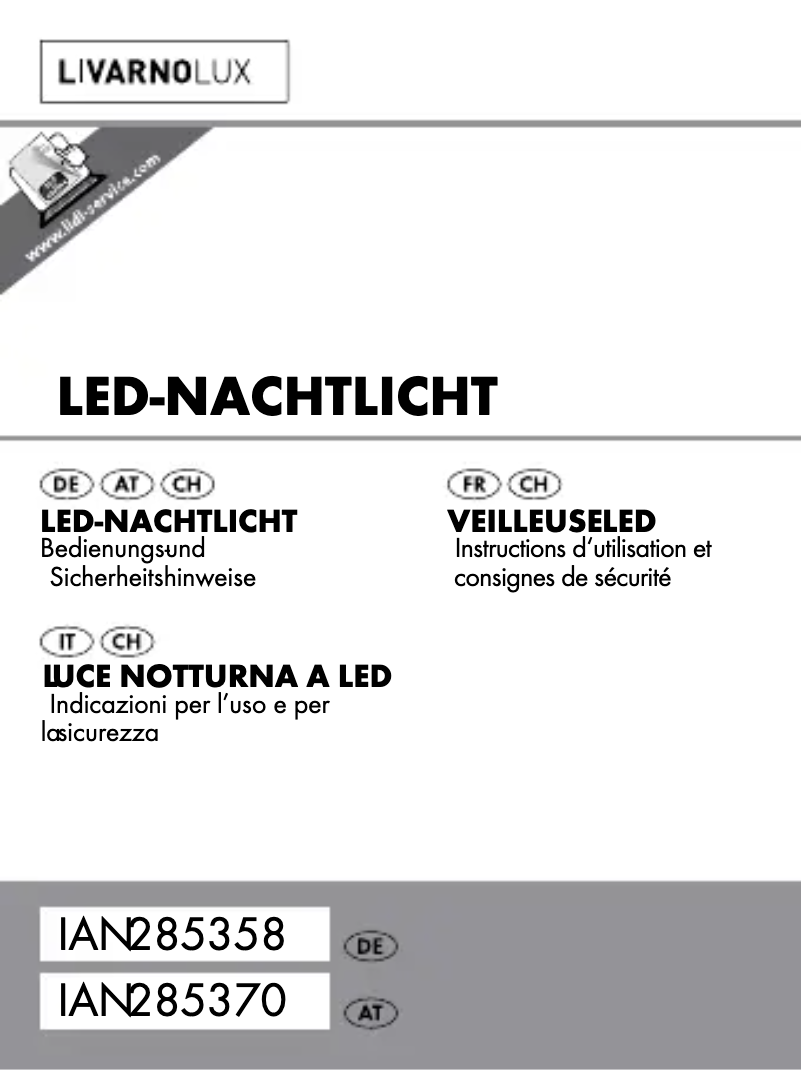 Image de la première page du manuel de l'appareil IAN 285358