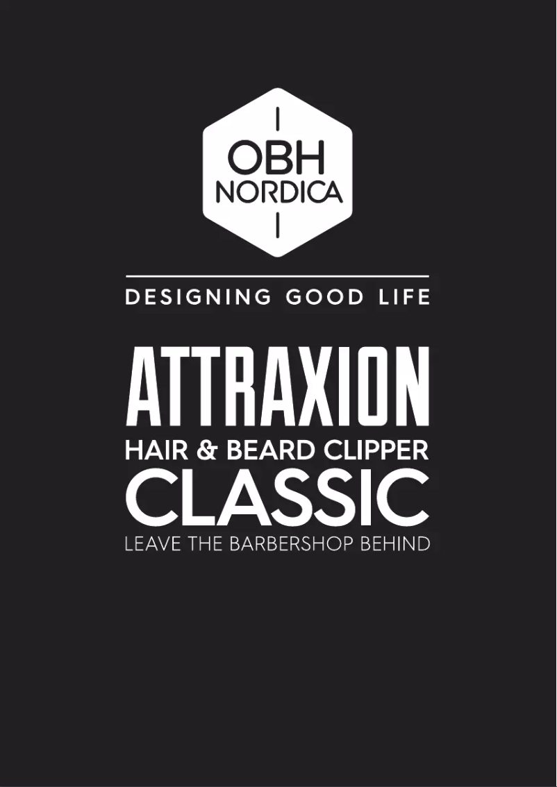 Page 1 de la notice Manuel utilisateur OBH Nordica Attraxion Classic HH1603N0