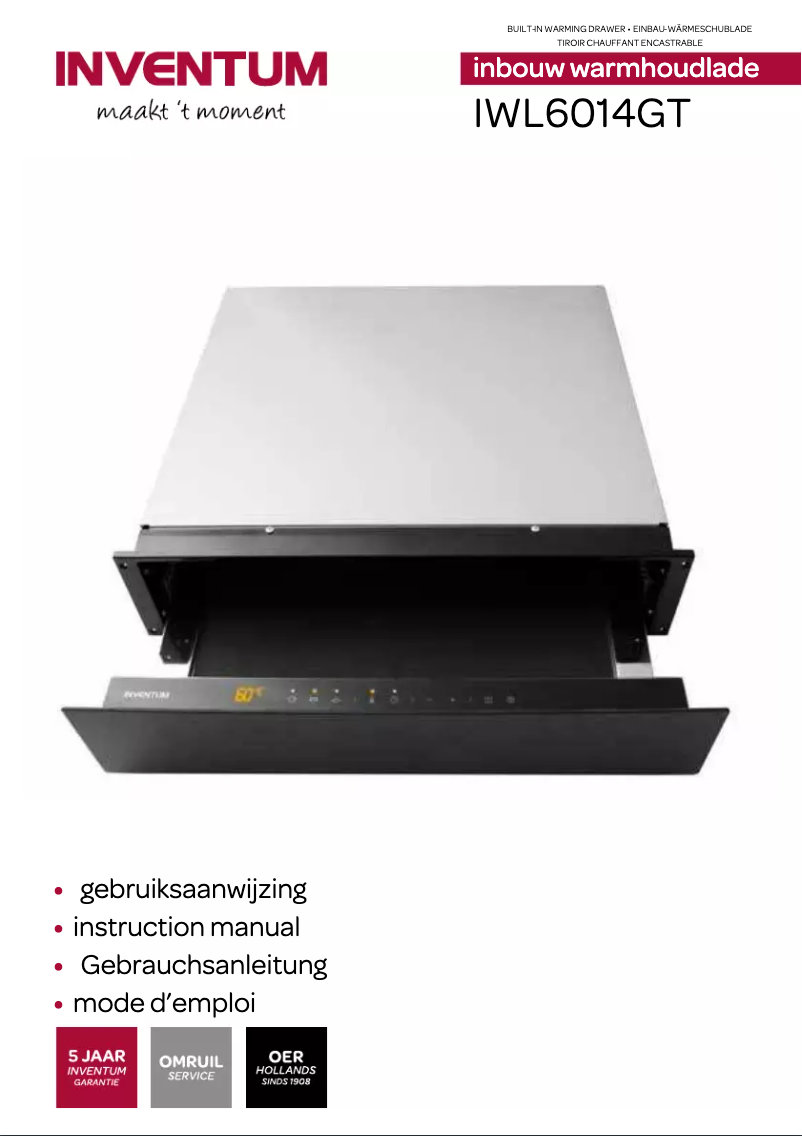 Image de la première page du manuel de l'appareil IWL6014GT