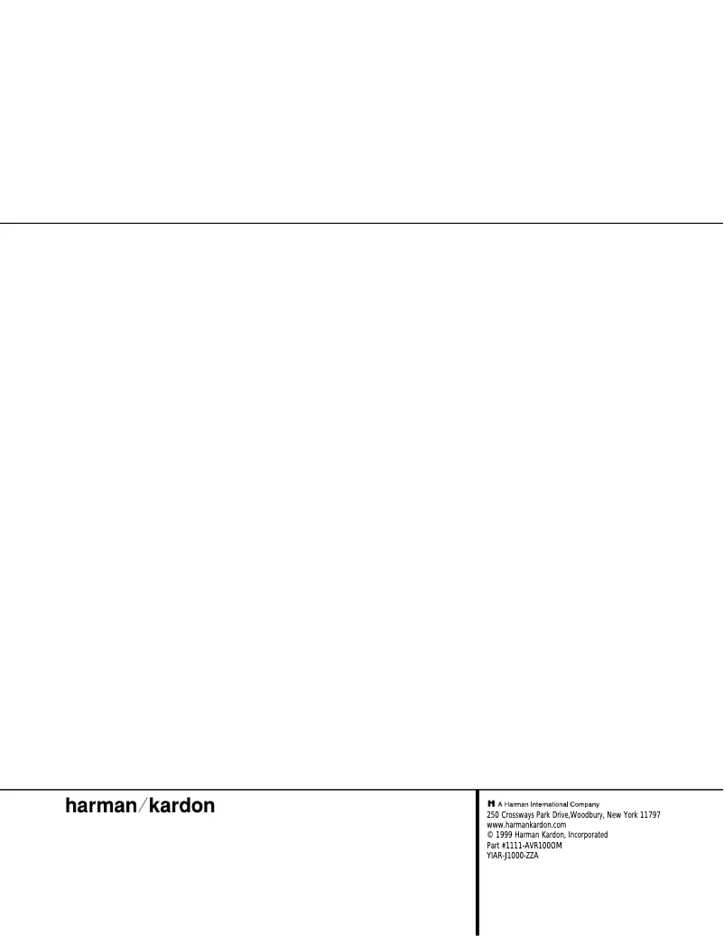 First page image of the manual for AVR 100