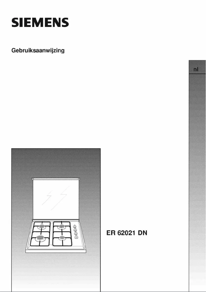 Page 1 de la notice Manuel utilisateur Siemens ER62021