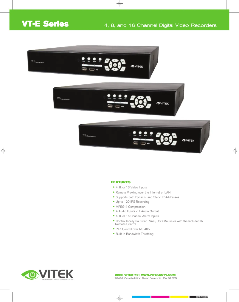 Page n°1 - Manuel utilisateur Vitek VT-E16