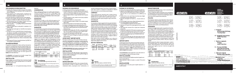 Image de la première page du manuel de l'appareil 109
