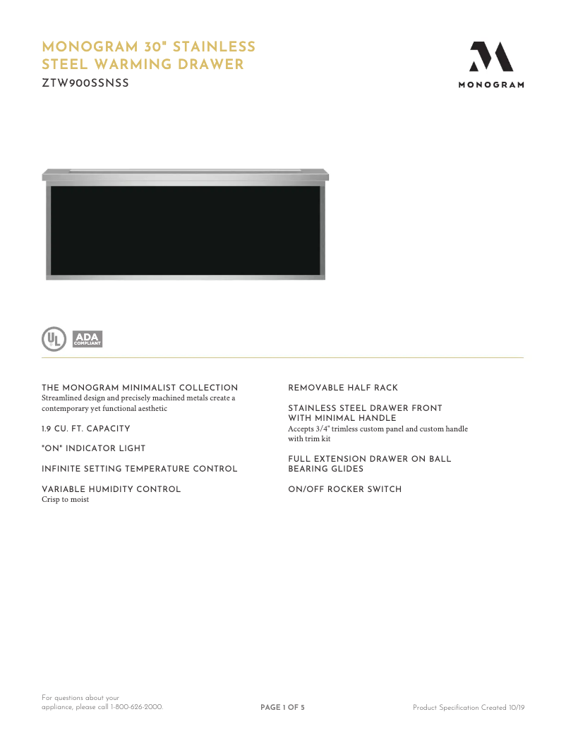 Image de la première page du manuel de l'appareil ZTW900SSNSS
