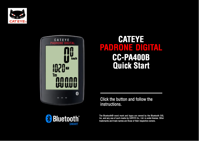 Image de la première page du manuel de l'appareil Padrone Digital CC-PA400B