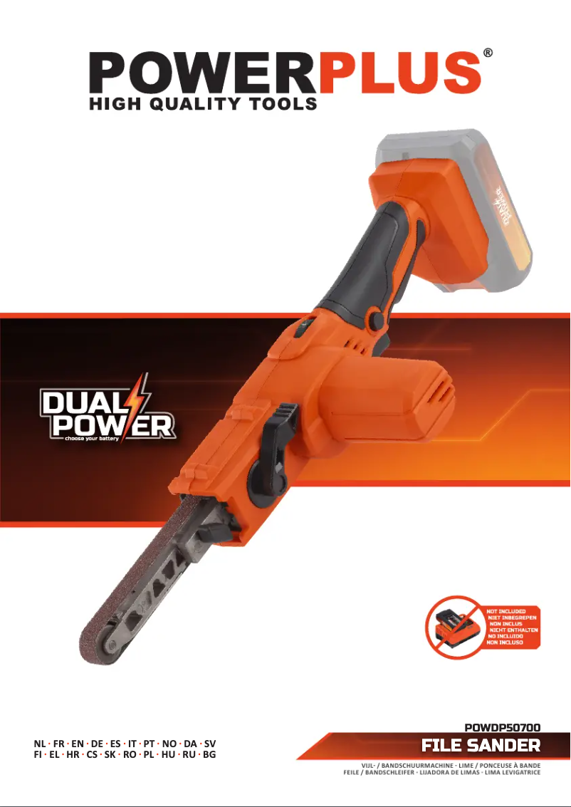 Page 1 de la notice Manuel utilisateur PowerPlus POWDP50700