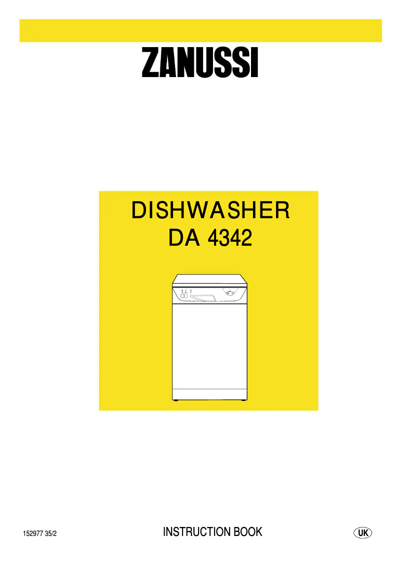 Page n°1 - Manuel utilisateur Zanussi DA 4342