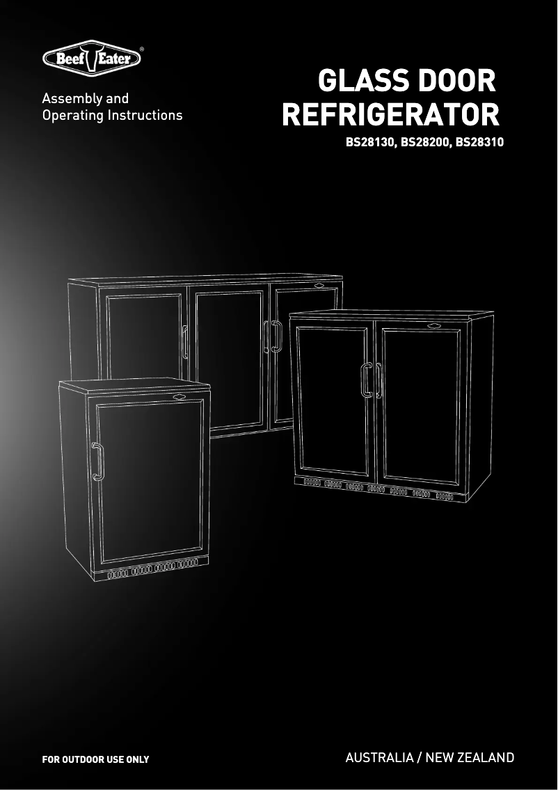 Page n°1 - Manuel utilisateur BeefEater BS28130