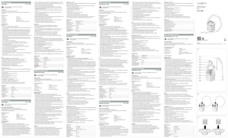 Page n°1 - Manuel utilisateur Nedis VCAC118BK
