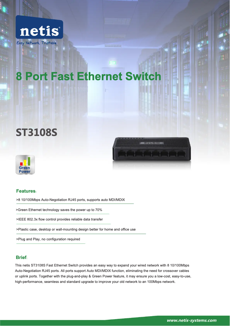 Image de la première page du manuel de l'appareil ST3108S