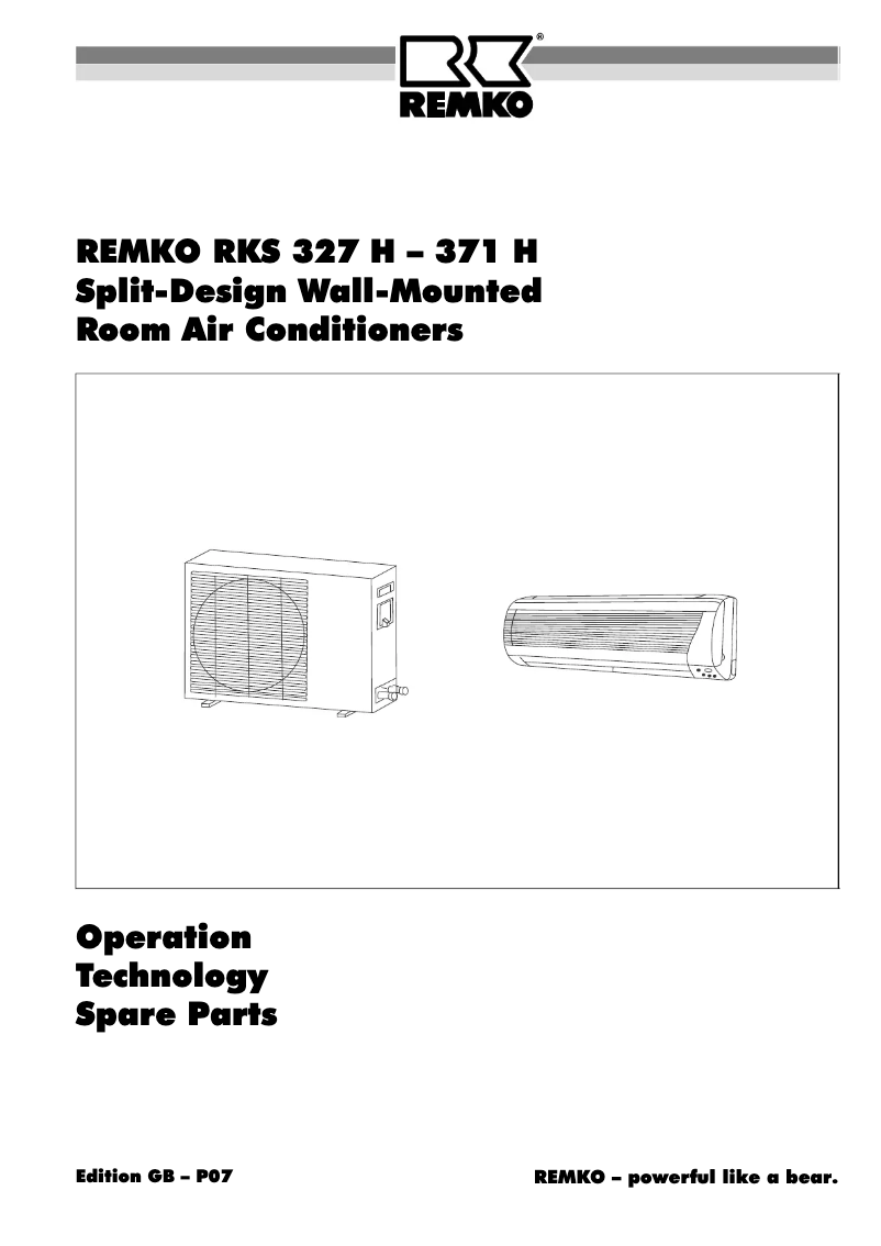 Página 1 del manual Manual de usuario Remko RKS350H