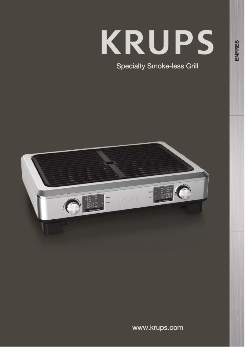 Página 1 del manual Manual de usuario Krups SmokeLess PG770