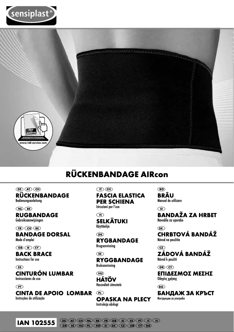 Image de la première page du manuel de l'appareil IAN 102555