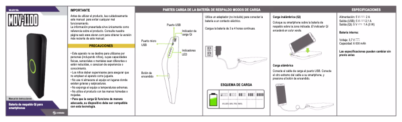Page 1 de la notice Manuel utilisateur Steren MOV-1100