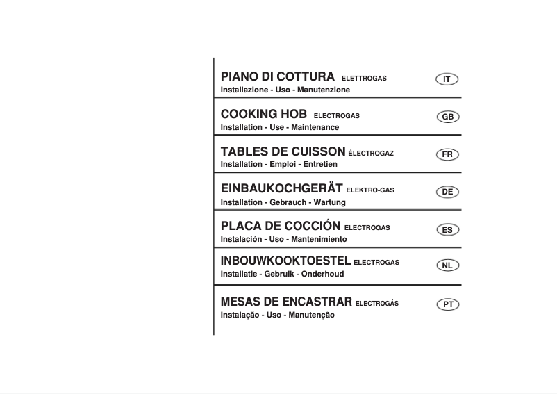 Page 1 de la notice Manuel utilisateur Fagor 5FI-4GLS X