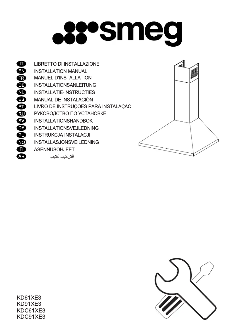 Page n°1 - Manuel utilisateur Smeg KDC91XE3