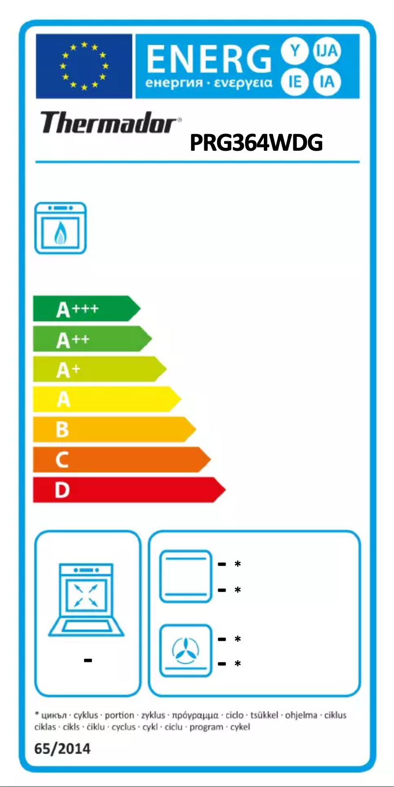 Image de la première page du manuel de l'appareil PRG366WG