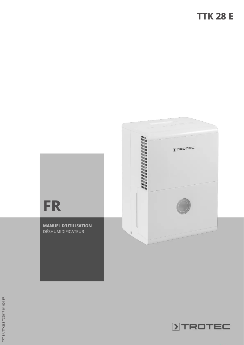 Image de la première page du manuel de l'appareil TTK 28 E