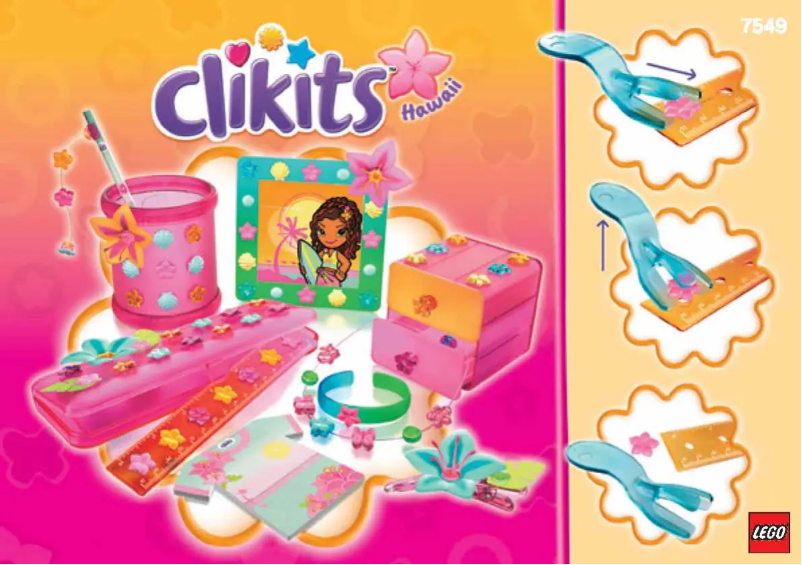 Page 1 de la notice Manuel utilisateur Lego Totally Tropical Décor Set