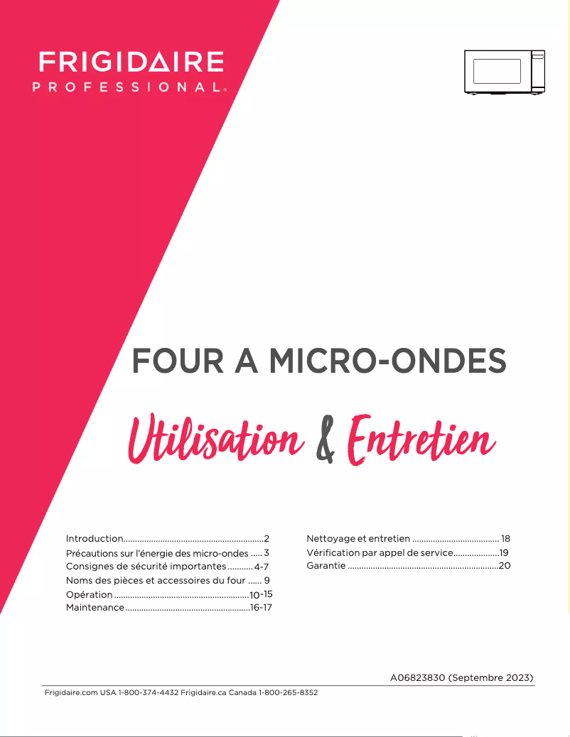 Image de la première page du manuel de l'appareil PMBS3080AF