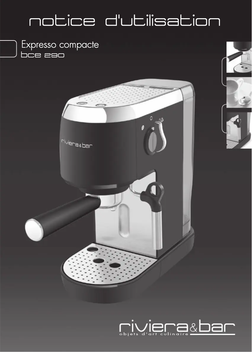 Page 1 de la notice Manuel utilisateur Riviera & Bar BCE290