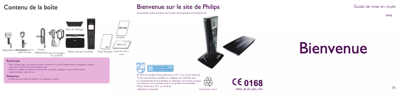 Imagen de la primera página del manual del dispositivo Design collection ID9651B