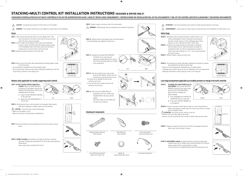 Page 1 de la notice Manuel utilisateur Samsung SKK-8MC