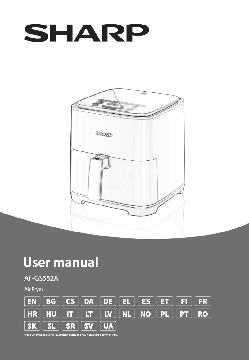 Page 1 de la notice Manuel utilisateur Sharp AF-GS552A