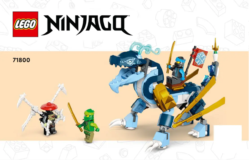 Image de la première page du manuel de l'appareil Ninjago 71800