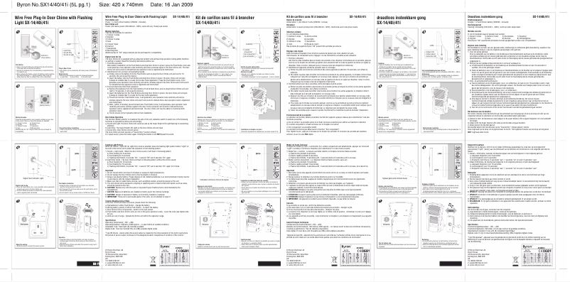 Imagen de la primera página del manual del dispositivo SX41I