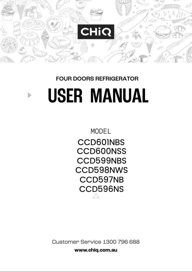 Page 1 de la notice Manuel utilisateur CHiQ CCD596NS