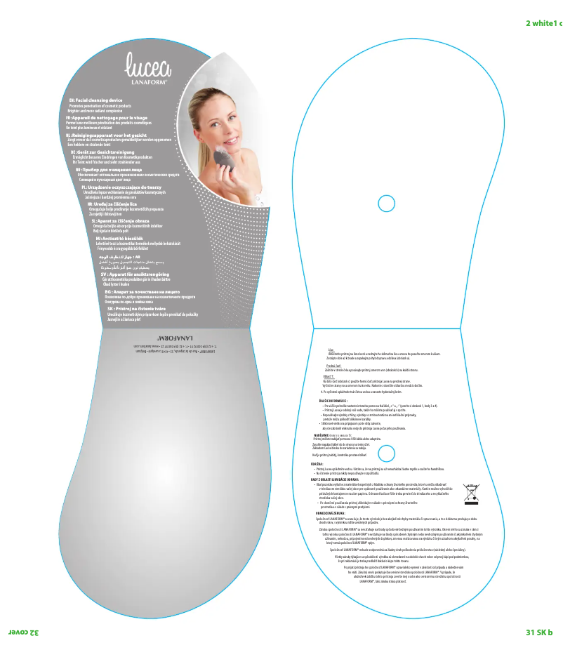 Page n°1 - Manuel utilisateur Lanaform Lucea