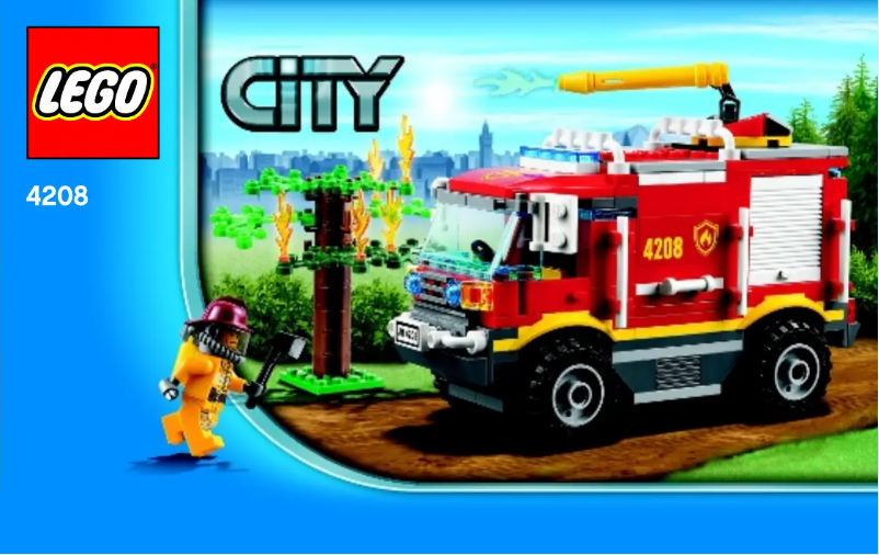 Page 1 de la notice Manuel utilisateur Lego City 4208