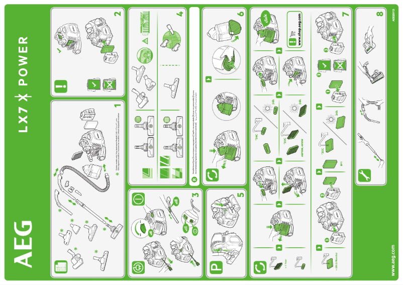 Page n°1 - Manuel utilisateur AEG LX7-2-EB-P