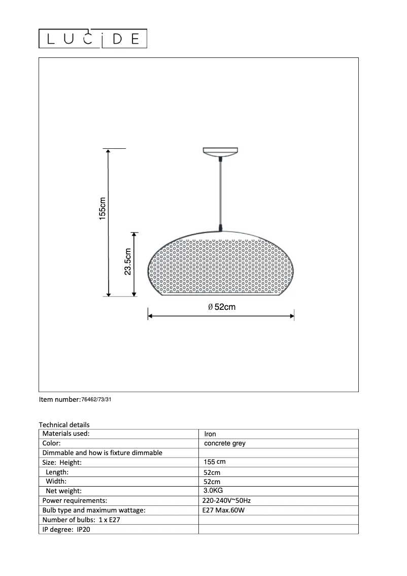 Image de la première page du manuel de l'appareil Colando 76463/53/36