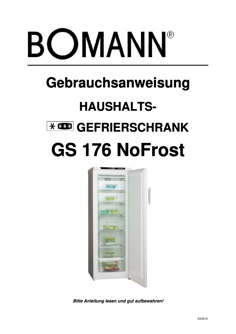 Image de la première page du manuel de l'appareil GS 176