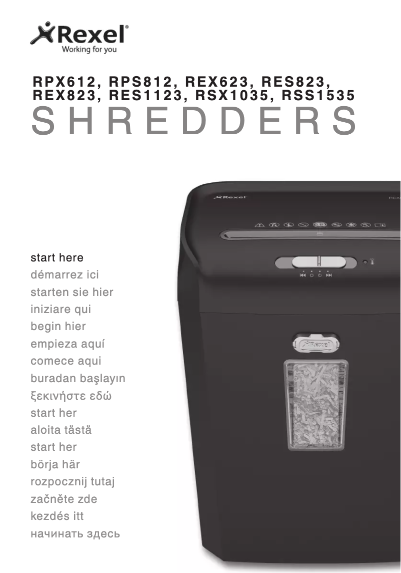 Page 1 de la notice Manuel utilisateur Rexel Promax RSS1535