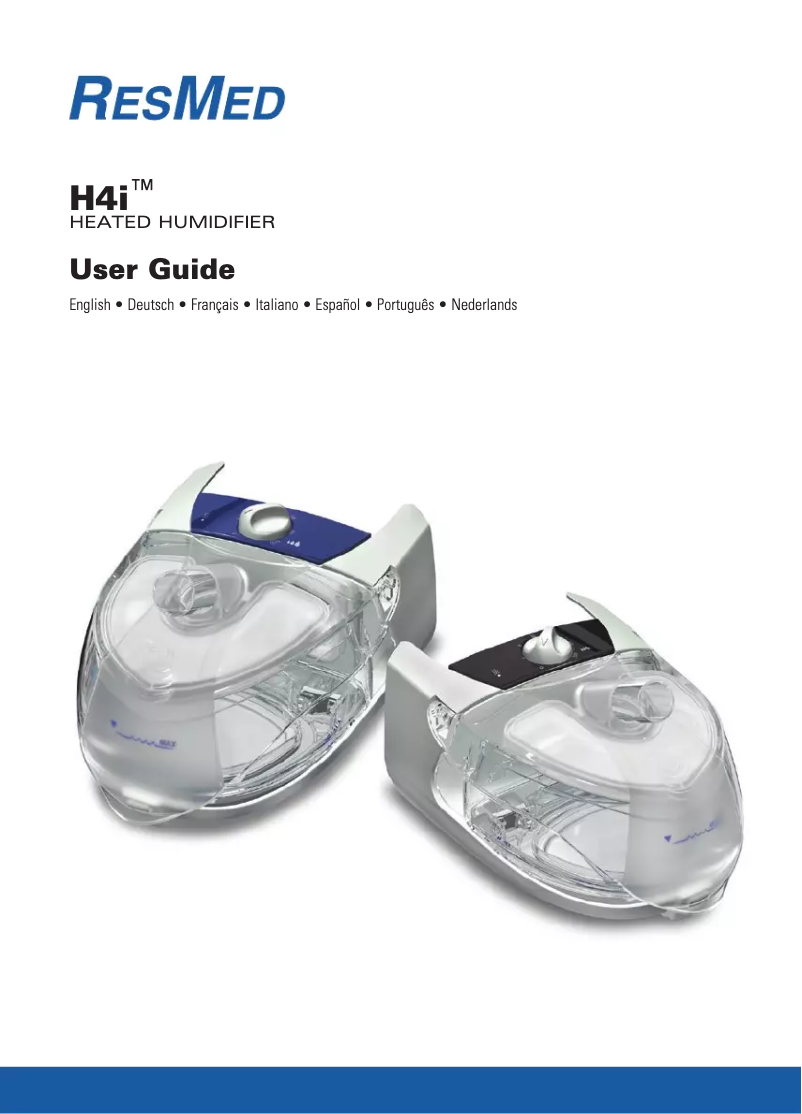 Page 1 de la notice Manuel utilisateur ResMed H4i