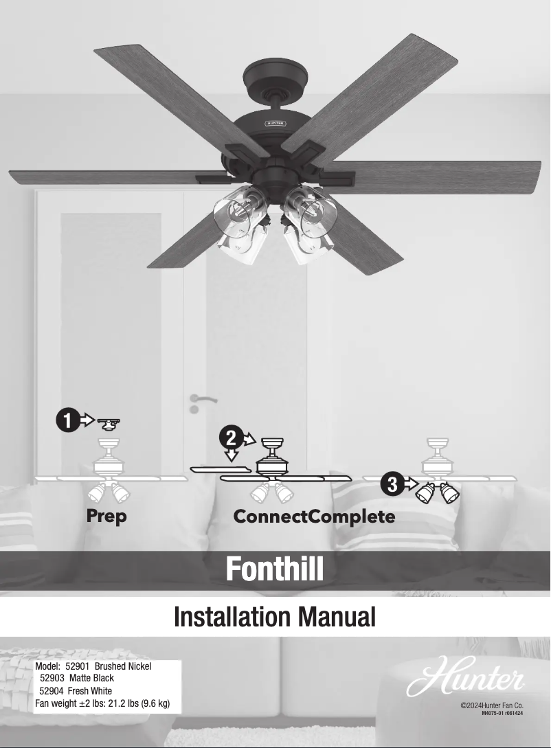 Image de la première page du manuel de l'appareil Fonthill