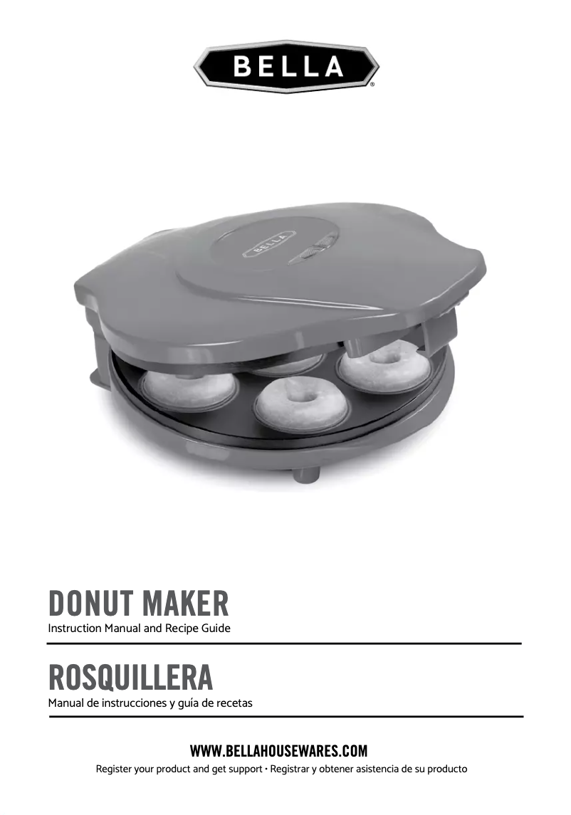 Image de la première page du manuel de l'appareil Donut Maker