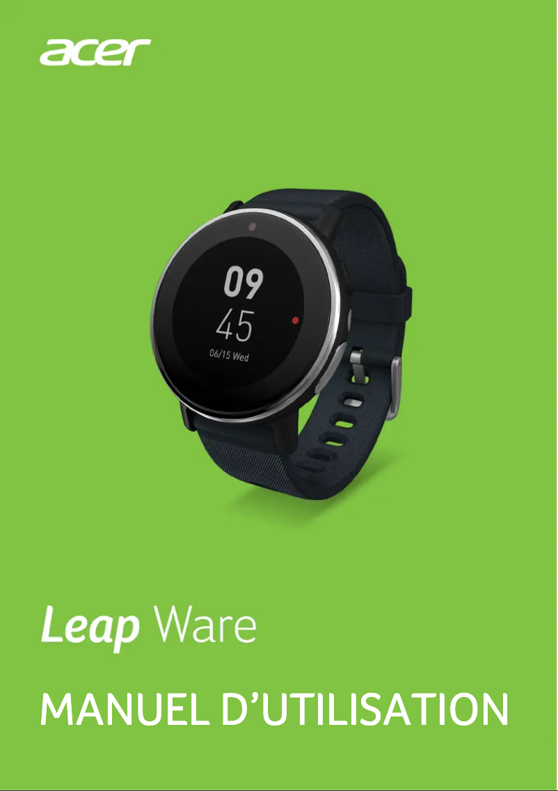 Page 1 de la notice Manuel utilisateur Acer Leap Ware