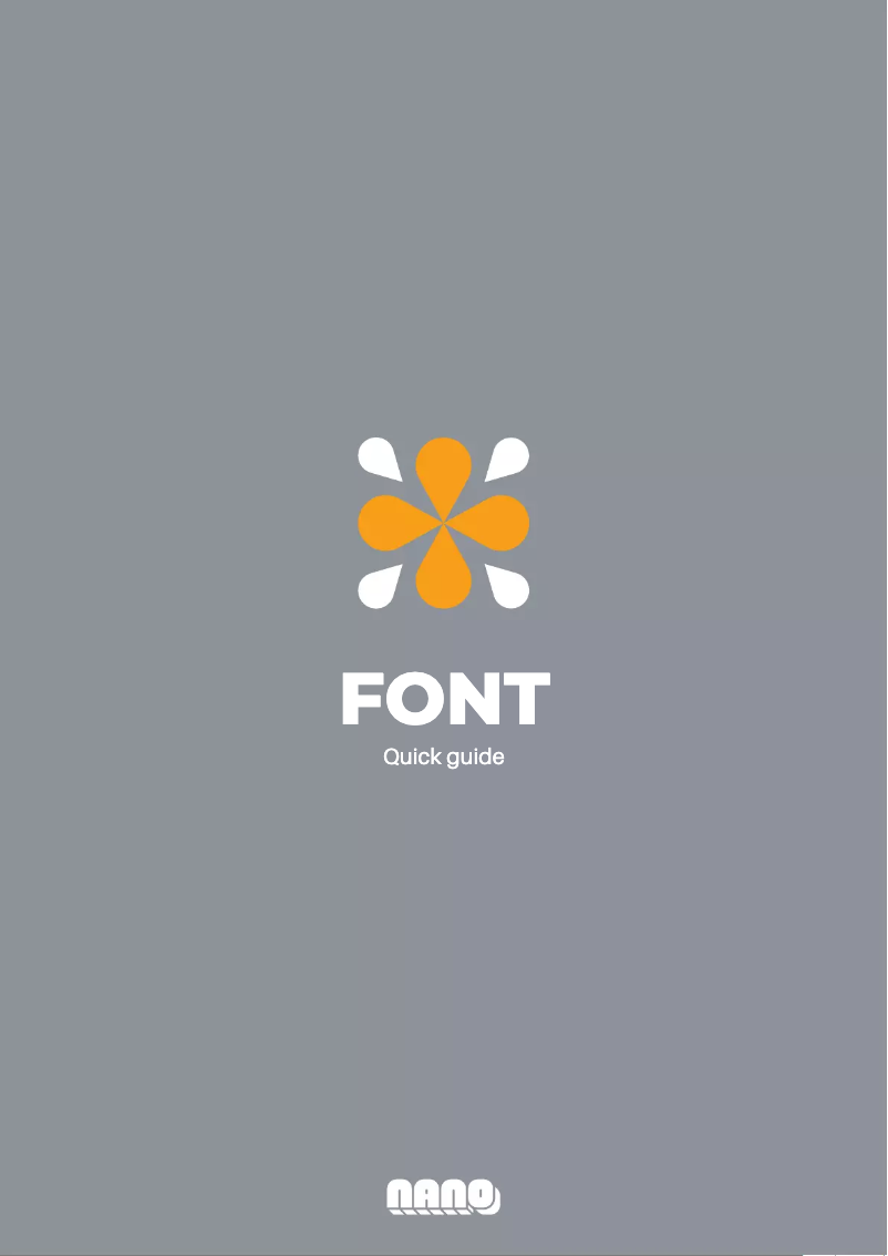 Image de la première page du manuel de l'appareil FONT