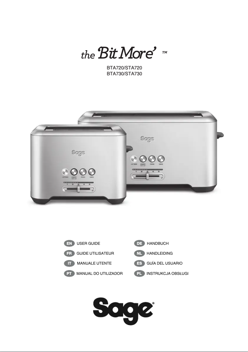 Page 1 de la notice Manuel utilisateur Sage the Bit More STA720