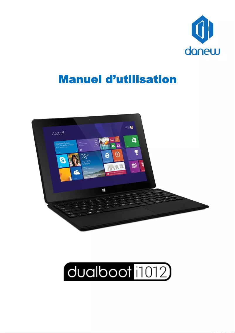 Page 1 de la notice Manuel utilisateur Danew i1012